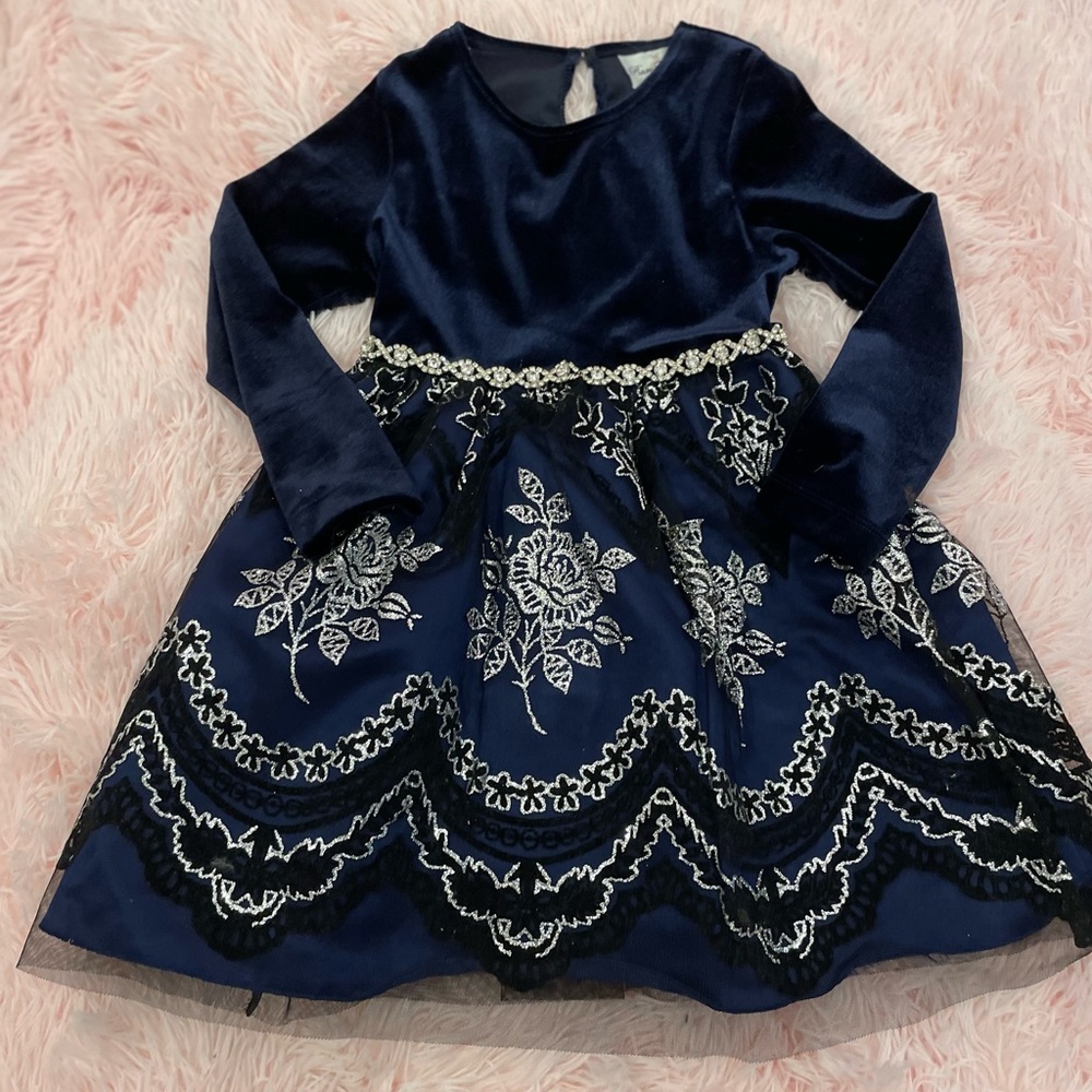 Beautiful blue Rare Editions dress (size 4)